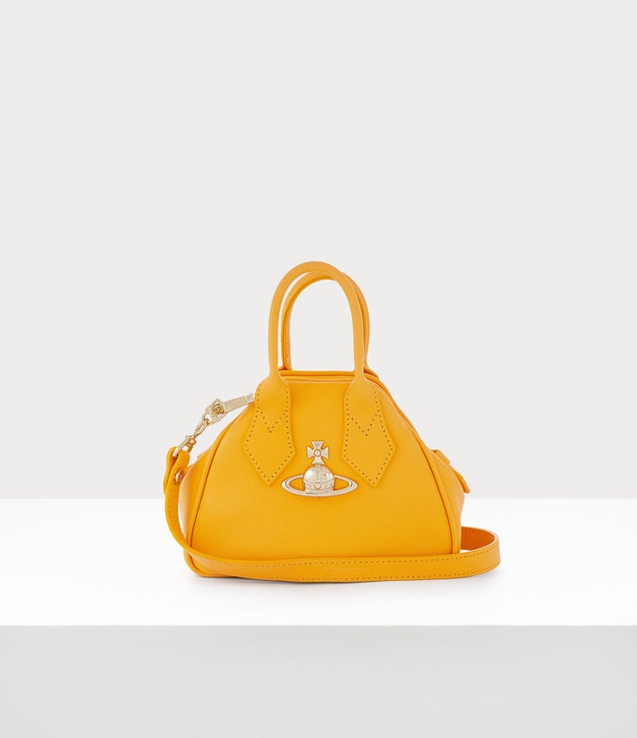 Vivienne Westwood SAFFIANO MINI YASMINE HANDBAG